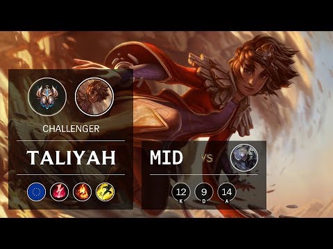 Taliyah Mid vs Diana - EUW Challenger Patch 9.24