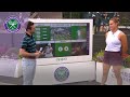 Analysis Corner with Aryna Sabalenka at Wimbledon 2019