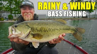 CATCH 10X MORE Bass When Fishing RAINY & WINDY DAYS (Fishing Tips)