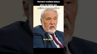 Osmanlıya Matbaa Batıya Göre Ne Kadar Geç Geliyor? #youtubeshorts #sho