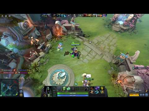 Dota 2 - rubick hooks better than pudge