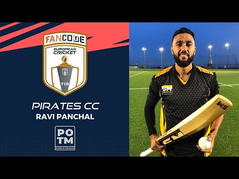POTM: R.Panchal - TAR vs PIR | Highlights | Fancode European T10 Gibraltar |Gibraltar 2022|ETT22.007