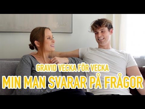 Gravid vecka 18 | Svarar på era frågor tillsammans med pappan ❤️
