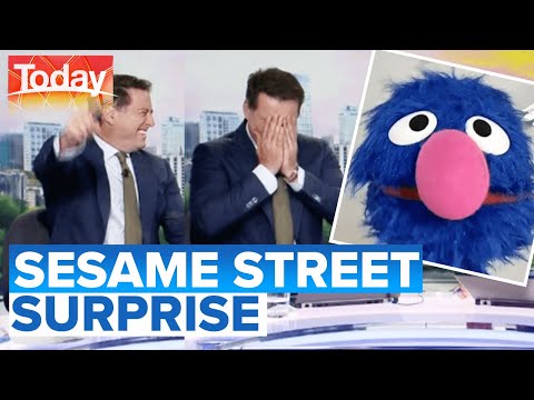 Grover's singing has Aussie TV host in stitches | Today Show Australia