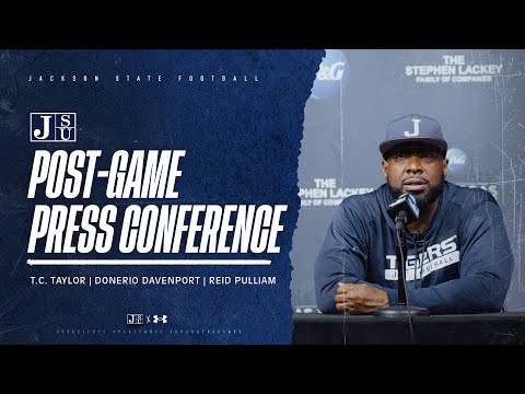 2025 Post-Game Press Conference vs Grambling | T.C. Taylor, Reid Pulliam, Donerio Davenport