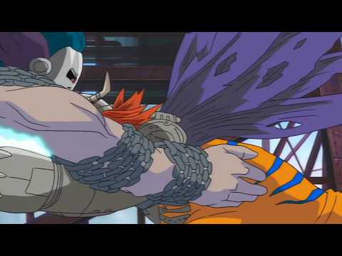 Digimon Adventure - Metalgreymon vs SkullMeramon (ENG SUB)