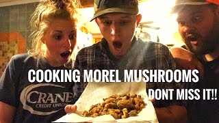 How to Bread & Fry Morel Mushrooms - Cooking Wild Mushrooms