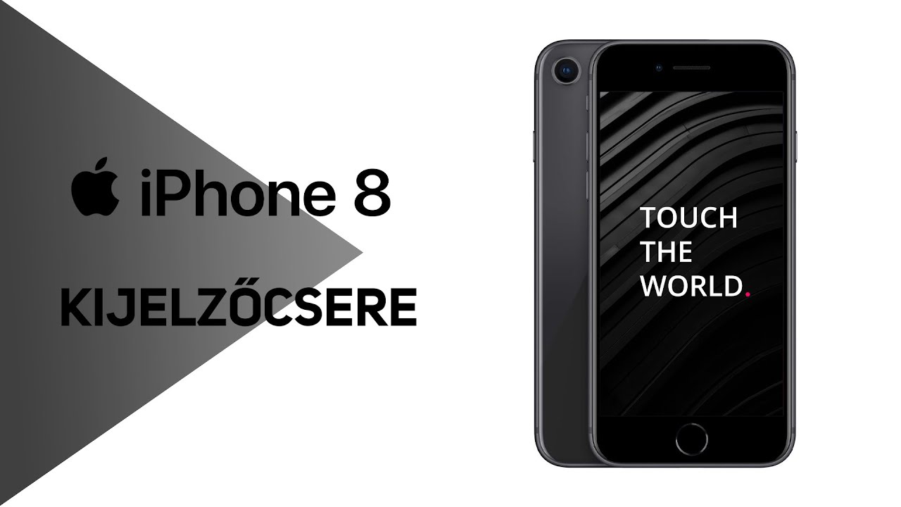 Apple iPhone 8 gyári kijelző csere