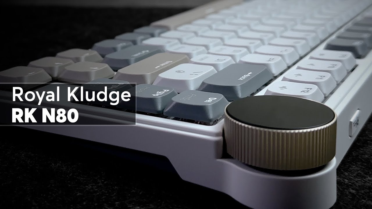 Royal Kludge RK N80 Low-Profile Keyboard !