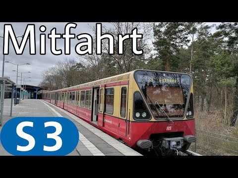 S-Bahn Berlin | Mitfahrt | BR480 | Linie S3 | Wuhlheide - Karlshorst