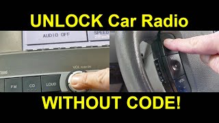 How to Unlock Car Radio WITHOUT Code! Ford Falcon BA BF Territory