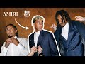 FC BARCELONA Players TRY ON And REACT To New AMIRI Suits ‍