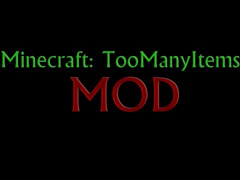 noobstuntguy - Minecraft: Too Many Items Mod - How to make it work in multiplayer [1.6.4]