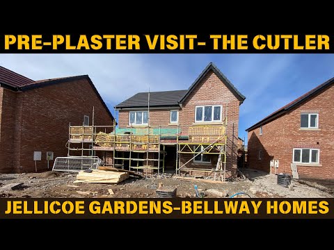 The Cutler - Bellway Homes, Pre-Plaster Visit Experience | First Look at Our New Dream Home