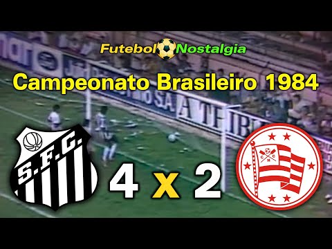 Santos 4 x 2 Náutico - 09-04-1984 ( Campeonato Brasileiro )