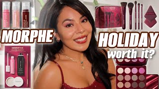 Morphe Holiday Glam 2025 | Full Face Try-On, Swatches & Review