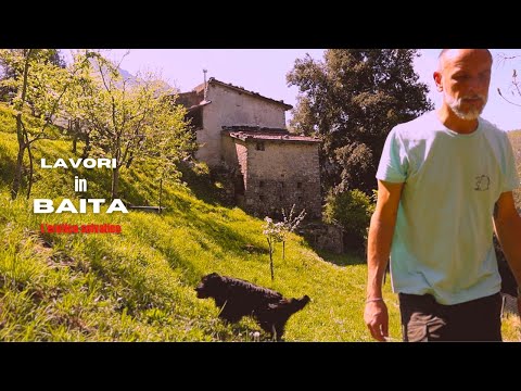 Vita SEMPLICE in una BAITA di MONTAGNA a PRIMAVERA. Relax. ASMR
