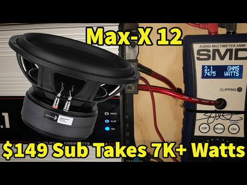 Budget Sub Took 10x its Rated Power? The *ALL NEW* Dayton Audio Max-X MX Subwoofer Review!