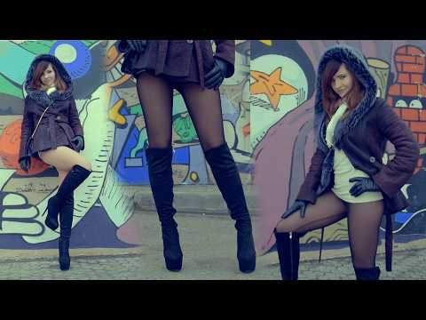 Bold Street Style: Sheer Leggings, Faux Fur & Over-the-Knee Boots