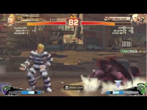 SSFIV AE Ver 2012 Live pc'Endless Match  - DISHYTULIP (Rufus) vs Spanks300 (Cody)