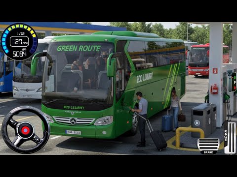 Real Coach Bus Simulator 3D - New City Bus Driving Adventure Games 2025 - Bus Game Andriod Gameplay
