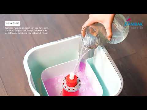 Zambak Plastik - Temiz Su Mop Seti (Uzun Versiyon)