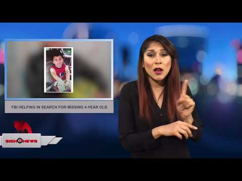 FBI helping in search for missing 4-year old (ASL 1.27.18)