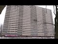 Entkernung / Abriss Hochhaus (Weißer Riese) In Duisburg - Sprengung Am 24.03.2019