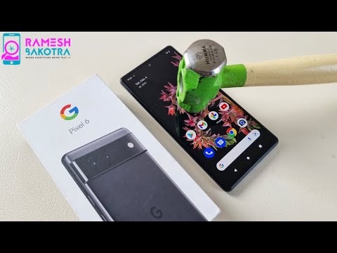 Google Pixel 6 Screen Scratch test