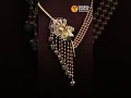 Contemporary Floral Gold Necklace Pearl Cascade Design Swarna Kanchi Jewellery Collection 2025