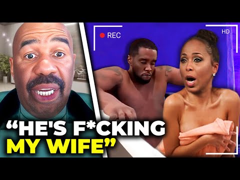 Steve Harvey DESPERATE After S*X Tape LEAK With Marjorie & Diddy At Party!