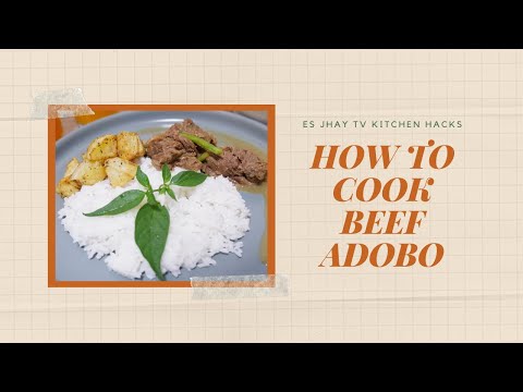 HOW TO COOK BEEF ADOBO WITH COCONUT MILK | EASY SPICY...