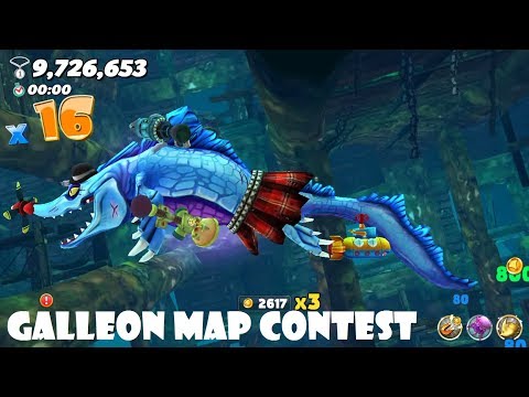 Mr Snappy Live Contest Highscore in 5m in Galleon Map - Hungry Shark World