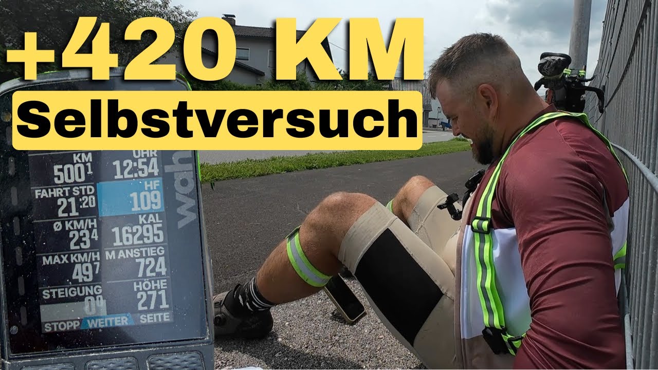 Ich hab versucht, 500 KM am Stück zu radeln – das ist passiert