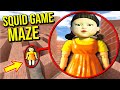 I put SQUID GAME in a maze!