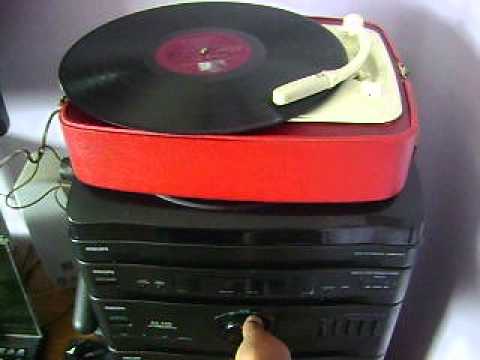 tocadisco maletin phillips 1955