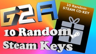 10 Random Steam Keys From G2A