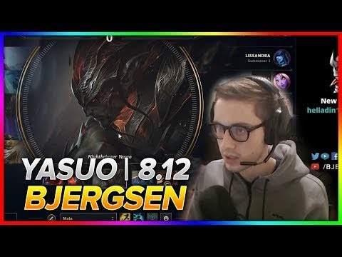 Bjergsen - Yasuo vs Lissandra - Mid - Patch 8.12 - NA Challenger