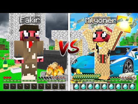 EVSİZ FERİTED VS MİLYONER FERİTED - Minecraft