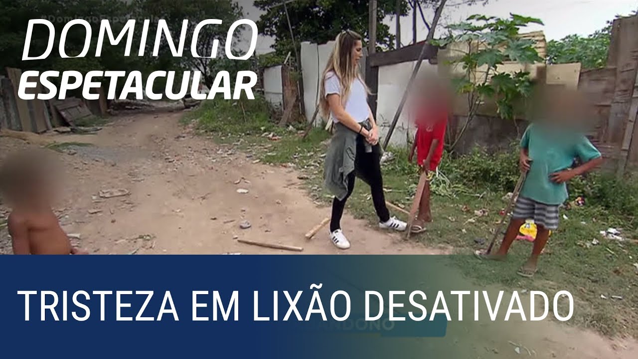 Moradores de lixão desativado no RJ mostram a dura realidade