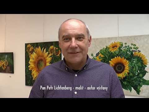 Z vernisáže - Petr Lichtenberg - Zvuky ticha - 29.3.2023 - autor  výstavy pan Petr Lichtenberg