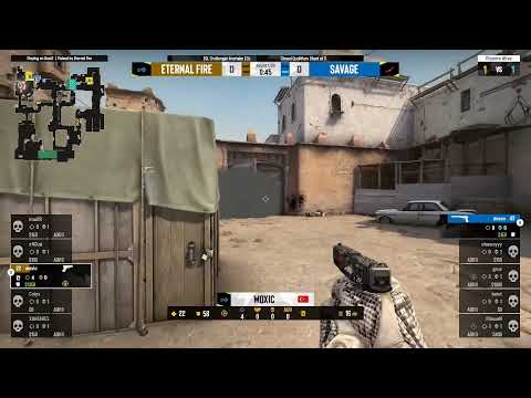 woxic Pistol Roundta ACE Clutch Atarak Roundu Alıyor - Eternal Fire vs Savage #forEF