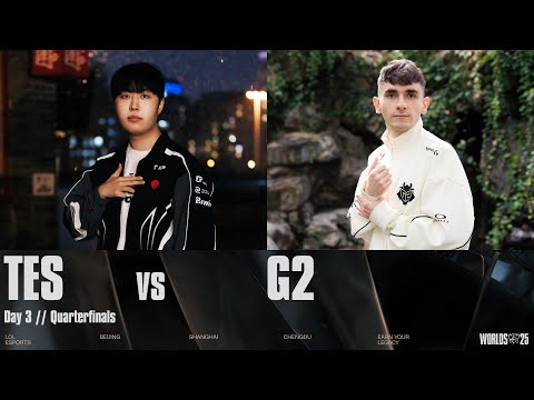 TES vs G2 | WORLDS 2025 | Quarterfinals | Game 4 | Top Esports vs G2 Esports