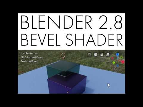 Daily Blender Tip 101 - Cycles Bevel Shader in Blender 2.8