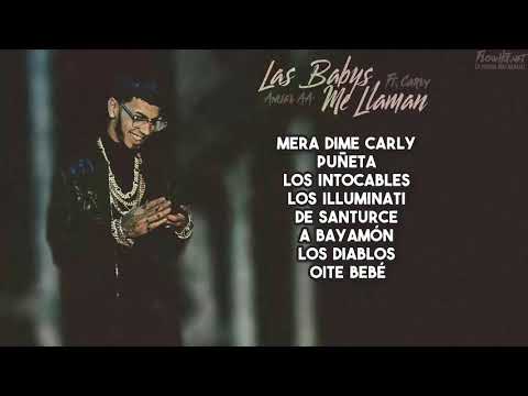Las Babys Me Llaman | Anuel AA FT Carly Letra.