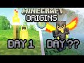 100 DAYS | Minecraft Origin Mod With Friends (Part 1)...