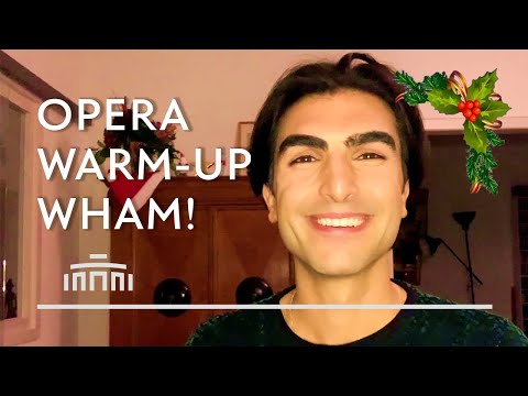 Vocal warm-up - The Holiday edition with Wham! and 'Deck the halls'
