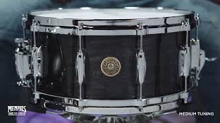 Video thumbnail for Gretsch 14x6.5 USA Custom Ridgeland Snare Drum - Ebony Gloss (GRGL6514S1CLXT) by Memphis Drum Shop