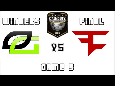 Call Of Duty North American Championships 2015 Winners Final - OpTic Gaming vs Faze Red - GAME 3