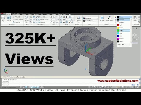 AutoCAD Nut Bolt Drawing Tutorial